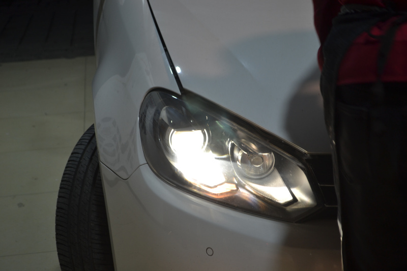高爾夫6車(chē)燈改裝GTI大燈總成 燈芯改裝