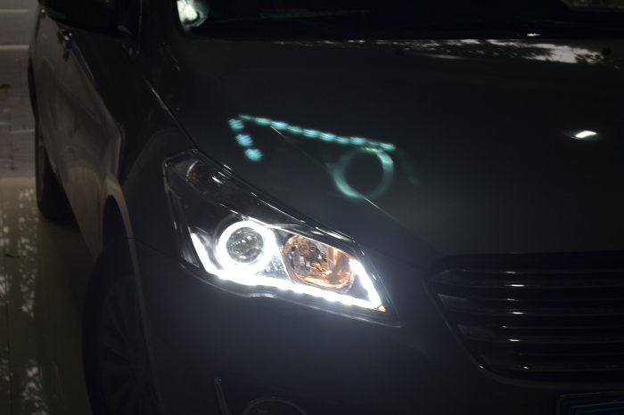 啟悅車(chē)燈改裝透鏡氙氣燈
