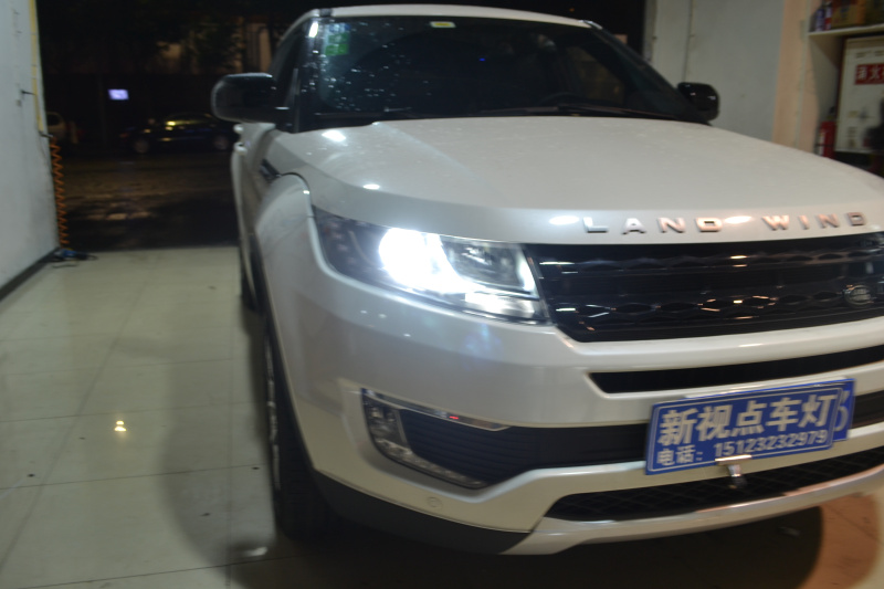 陸豐X7車(chē)燈改裝透鏡氙氣燈