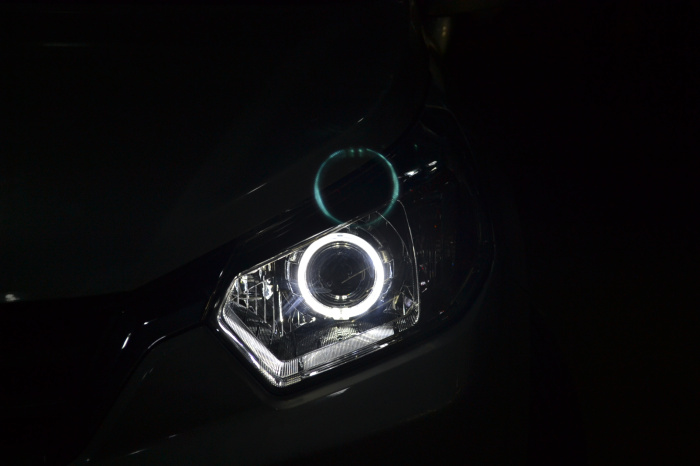 啟程R40車(chē)燈改裝透鏡氙氣燈天使眼