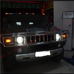 H2車(chē)燈改裝雙光透鏡歐司朗氙氣燈