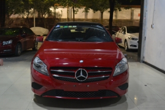 奔馳A180車(chē)燈改裝Q5雙光透鏡歐司朗氙氣燈
