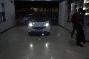 斯瑪特車(chē)燈改裝雙光透鏡氙氣燈方案