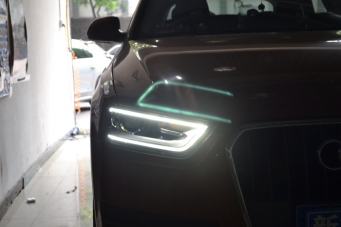 奧迪Q3氙氣燈升級LED尾燈改裝
