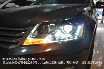 邁騰探陸澤大燈總成