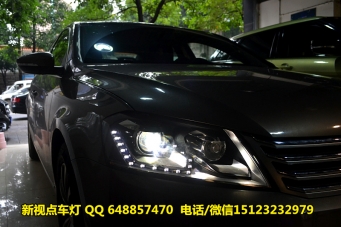 邁騰B7大燈總成13款邁騰B7原廠(chǎng)氙氣大燈邁騰高配淚眼大燈