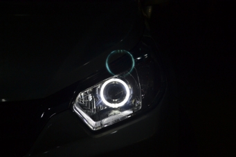 啟程R40車(chē)燈改裝透鏡氙氣燈天使眼