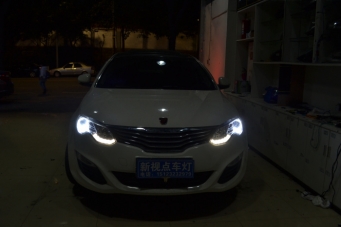 榮威550車(chē)燈改裝海拉透鏡歐司朗氙氣燈Q5透鏡