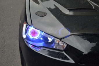 翼神車(chē)燈改裝天使眼惡魔眼