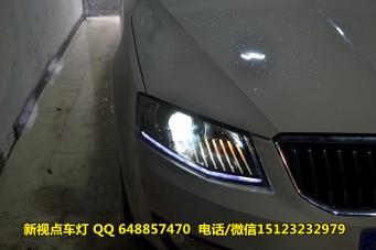 斯柯達明銳大燈總成明銳氙氣大燈