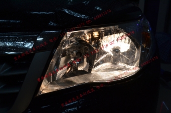 斯巴森林人車(chē)燈改裝透鏡氙氣燈