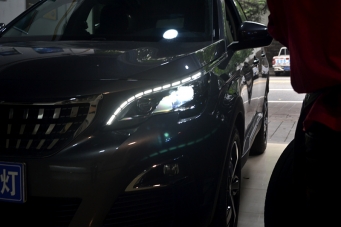 標致4008車(chē)燈改裝全LED大燈總成